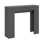 Extendable Console to 181 cm in Made in Italy Melamine Panels - Drago Viadurini
