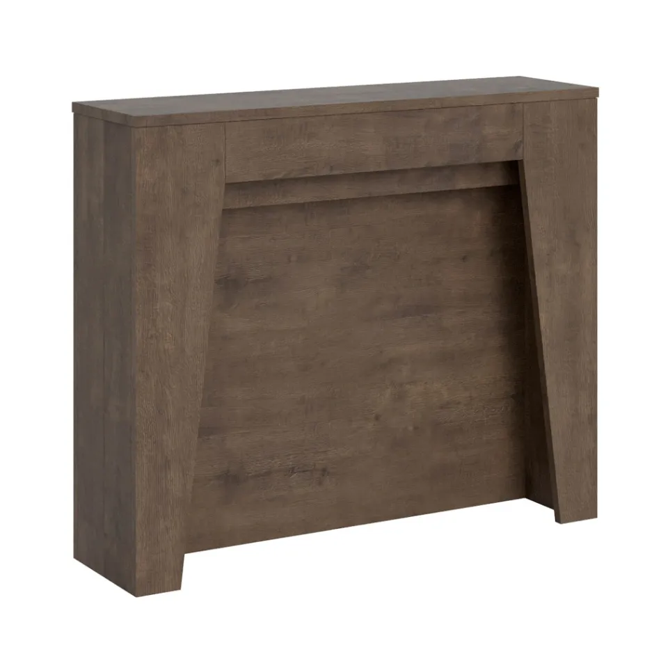 Extendable console to 211 cm in melamine in essence Made in Italy - Incantesimo Viadurini