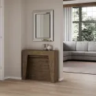 Extendable console to 211 cm in melamine in essence Made in Italy - Incantesimo Viadurini