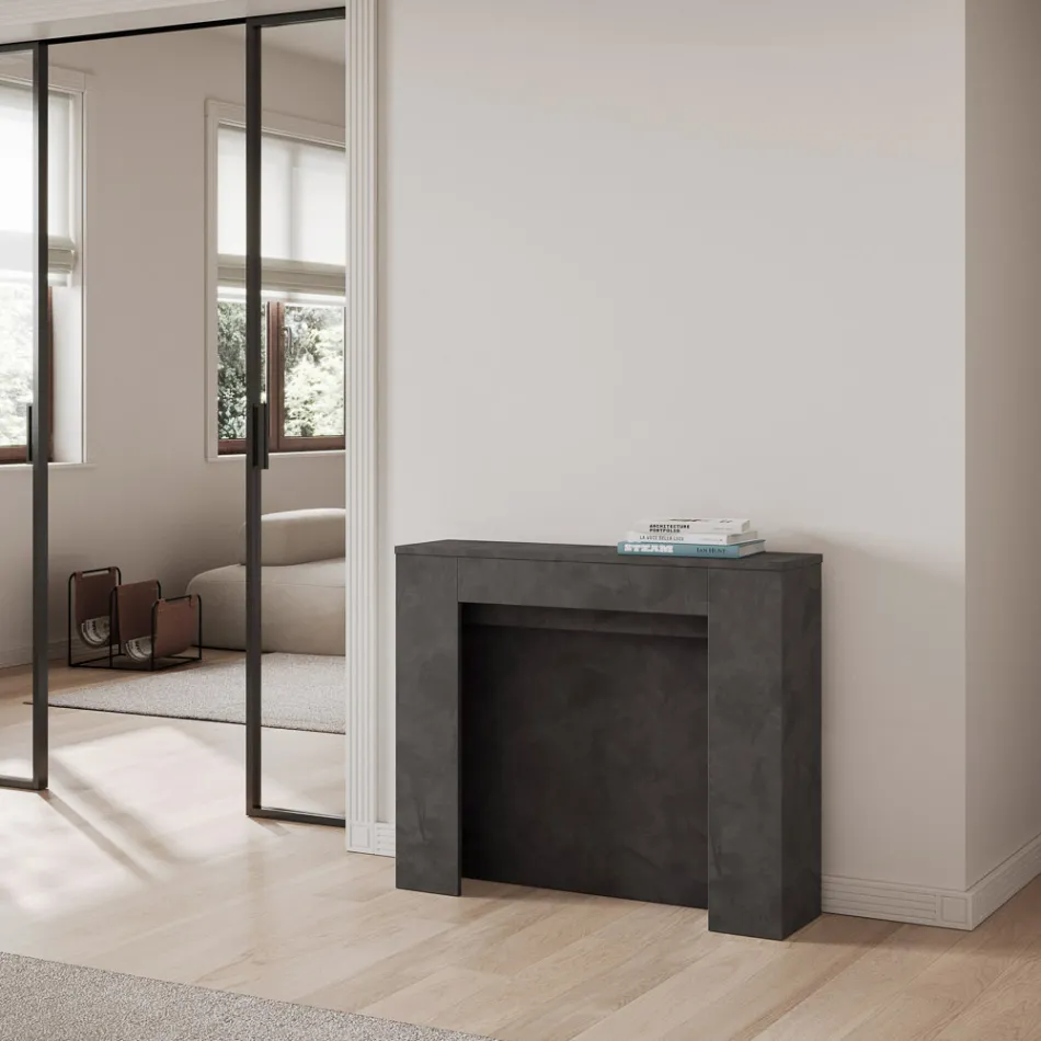 Extendable Console to 211 cm in Made in Italy Melamine Panels - Principessa Viadurini