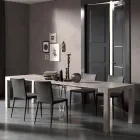 Extendable Console to 290 cm in Melamine Wood Made in Italy - Paride Viadurini