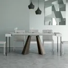 Extendable Console to 300 cm with Bear Finish Legs Made in Italy - Destino Viadurini