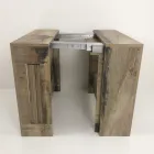 Console Extendable to 300 cm from Entrance or Living Room in Wood - Katharina Viadurini