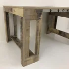 Console Extendable to 300 cm from Entrance or Living Room in Wood - Katharina Viadurini