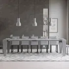 Extendable Console to 300 cm in Wood Made in Italy - Throne Viadurini