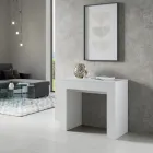 Extendable Console to 307 cm in Made in Italy Wooden Microparticles - Corona Viadurini