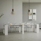 Extendable Console to 308 cm with Central Support Made in Italy - Oracle Viadurini