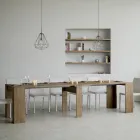 Extendable Console to 308 cm with Central Support Made in Italy - Oracle Viadurini