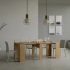 Extendable Console to 308 cm with Central Support Made in Italy - Oracle Viadurini