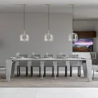 Extendable Console Available in 2 Different Sizes Made in Italy - Grifone Viadurini