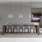 Extendable Console Available in 2 Different Sizes Made in Italy - Grifone Viadurini