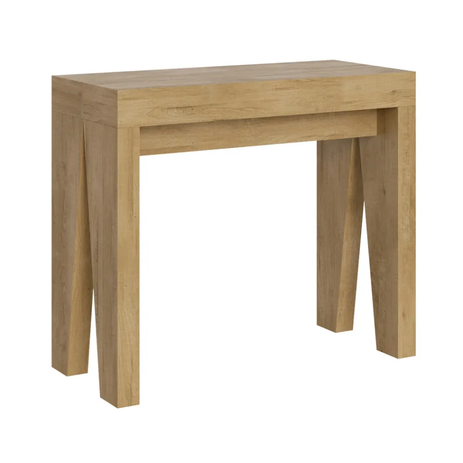 Extendable Console Available in 2 Different Sizes Made in Italy - Grifone Viadurini