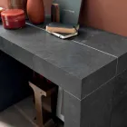 Extendable Console Up to 290 cm with Wooden Top Made in Italy - Seregno Viadurini