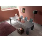 Extendable Console Up to 290 cm with Wooden Top Made in Italy - Seregno Viadurini