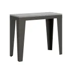 Extendable Console up to 300 cm in Made in Italy Wooden Microparticles – Flamber Viadurini