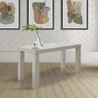 Extendable Console in Ash Wood with Extensions Made in Italy - Gandalf Viadurini