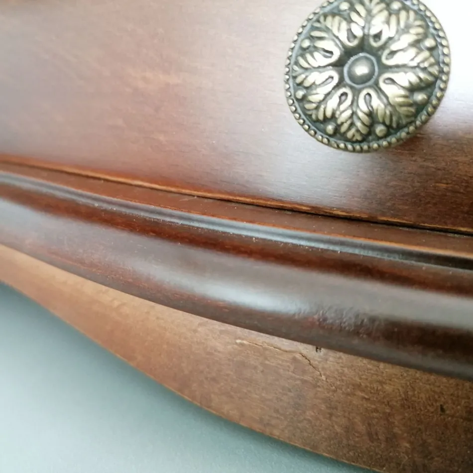 Bassano Wood Hanging Console Made in Italy - Tinia Viadurini