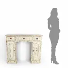 Handcrafted Consolle in Solid Fir Wood Made in Italy - Carminia Viadurini