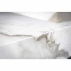 Bathroom Console Integrated Washbasin and Suspended Shelf in Gres 4 Finishes - Rampina Viadurini