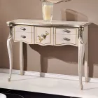 Classic Wooden Console 3 or 5 Luxury Drawers Made in Italy - London Viadurini