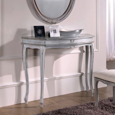 Console with 1 Drawer in Different Finishes Made in Italy - Pekko Viadurini