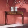 Living Room Console with 2 Drawers in Bassano Wood France Made in Italy - Bumba