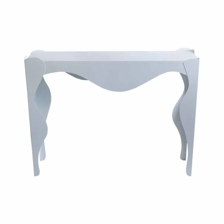 Modern Design Living Room Console in Colored Iron Made in Italy - Gertrude Viadurini