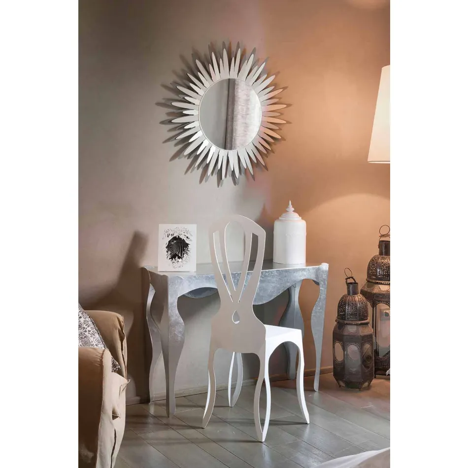 Modern Design Living Room Console in Colored Iron Made in Italy - Gertrude Viadurini