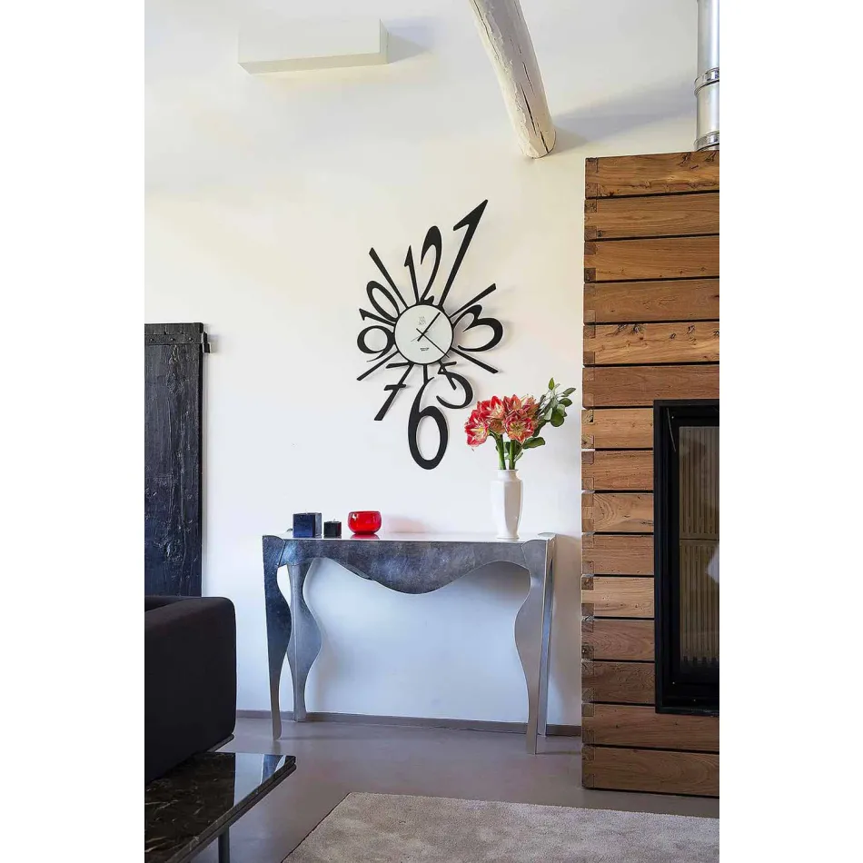 Modern Design Living Room Console in Colored Iron Made in Italy - Gertrude Viadurini