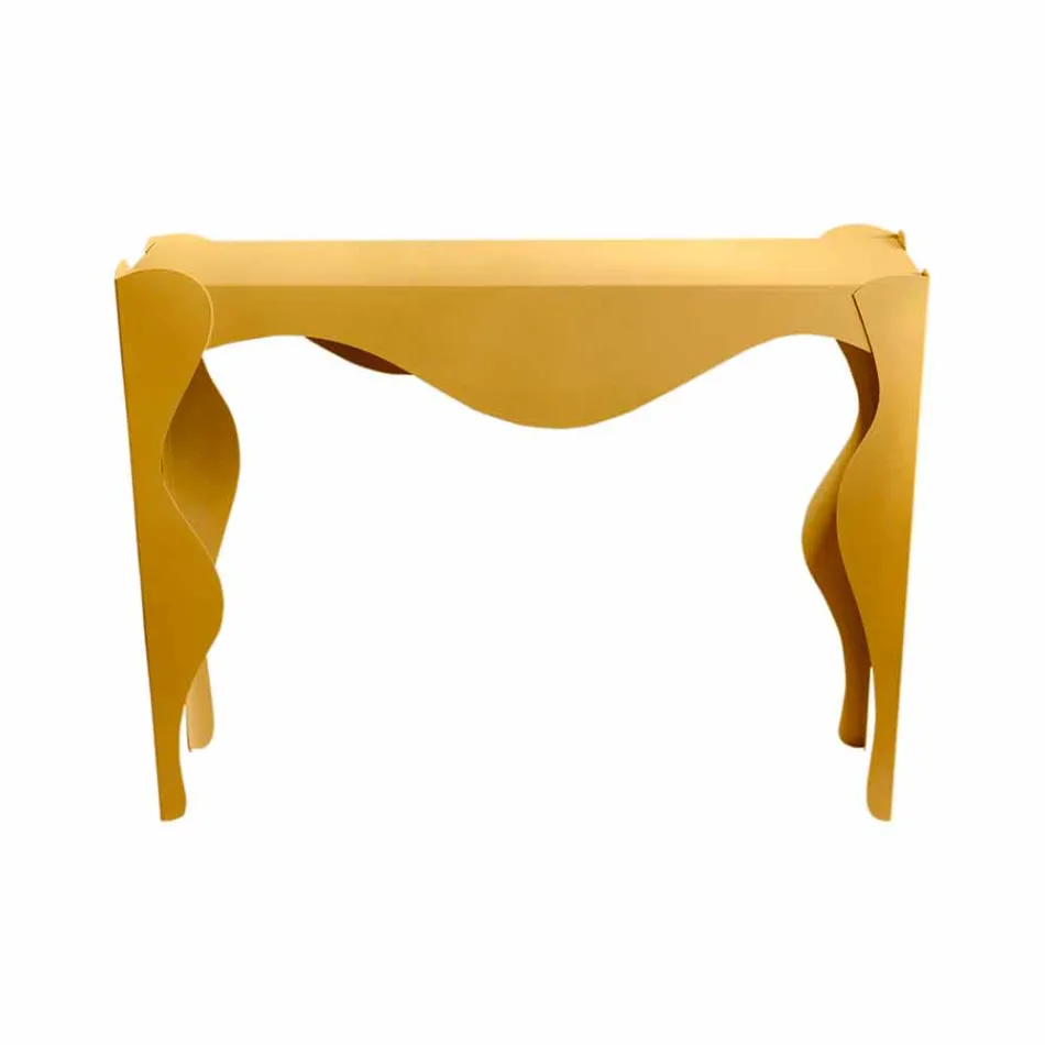 Modern Design Living Room Console in Colored Iron Made in Italy - Gertrude Viadurini