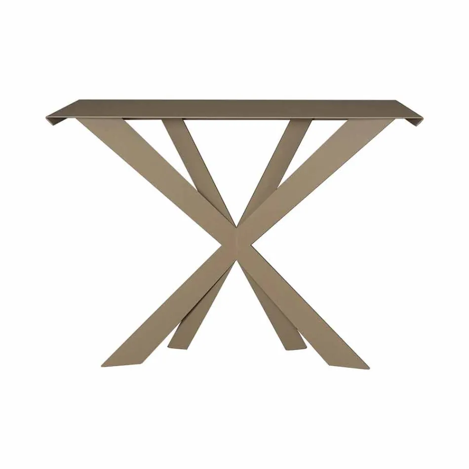 Living Room Console or Colored Iron Entrance Made in Italy - Zecchina Viadurini