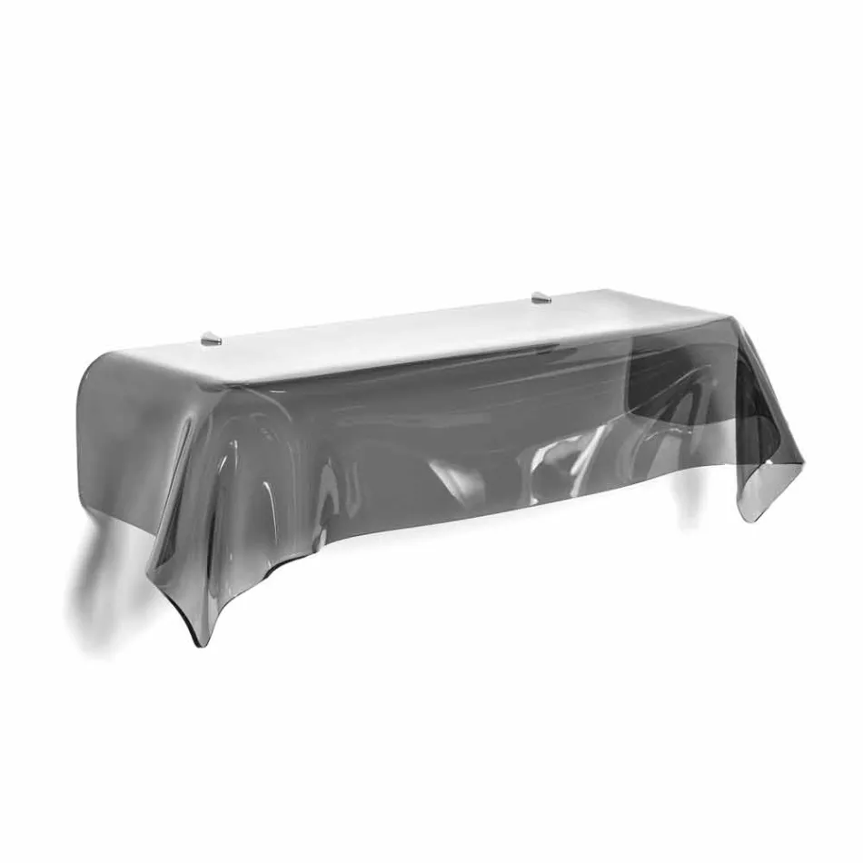 Contemporary design plexiglass design console. draped Wish Viadurini