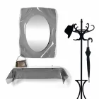 Contemporary design plexiglass design console. draped Wish Viadurini