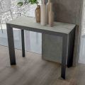 Extendable Outdoor Console with Metal Base and Hpl Top - Aghetto
