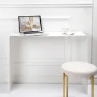 Fixed Console in White or Smoked Plexiglass Made in Italy - Genio Viadurini