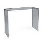 Fixed Console in White or Smoked Plexiglass Made in Italy - Genio Viadurini