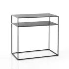 Console in Anthracite Painted Steel - Osmium Viadurini