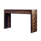 Grilli Zarafa modern design ebony wood console 100 % made in Italy Viadurini