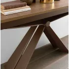 Console in Wood and Metal Extendable Up to 295 cm Made in Italy - Timedio Viadurini