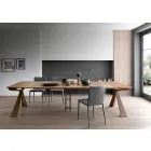 Console in Wood and Metal Extendable Up to 295 cm Made in Italy - Timedio Viadurini