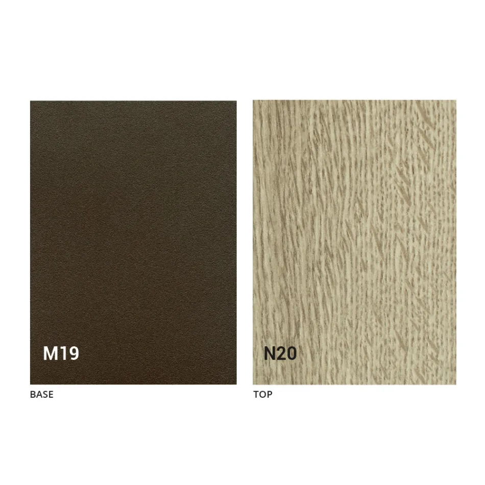 Table Console in Wood and Metal Extendable Up to 295 cm Made in Italy - Timedio Viadurini