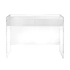 Console Table in Three Finishes Made of Plexiglass Made in Italy - Fedra Viadurini