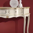 Classic Entrance Console in Wood with 1 Drawer Made in Italy - Leonor Viadurini