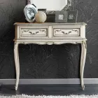 Classic Entrance Console in Wood with Drawers Made in Italy - Richard Viadurini