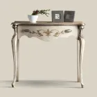 Classic Wood Entrance Console with Drawer Made in Italy - Ottaviano Viadurini