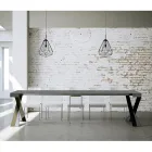 Modern Console Extendable to 300 cm with Anthracite Frame Made in Italy - Avventura Viadurini