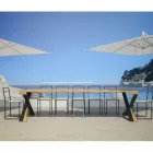 Modern Console Extendable to 300 cm with Anthracite Frame Made in Italy - Avventura Viadurini