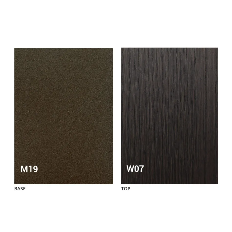 Extendable Modern Table Console in Oak Wood and Metal Made in Italy - Nappo Viadurini