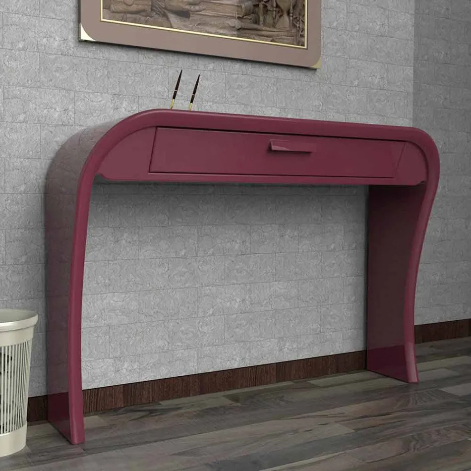 Modern console with drawer made in Italy, Gambara Viadurini