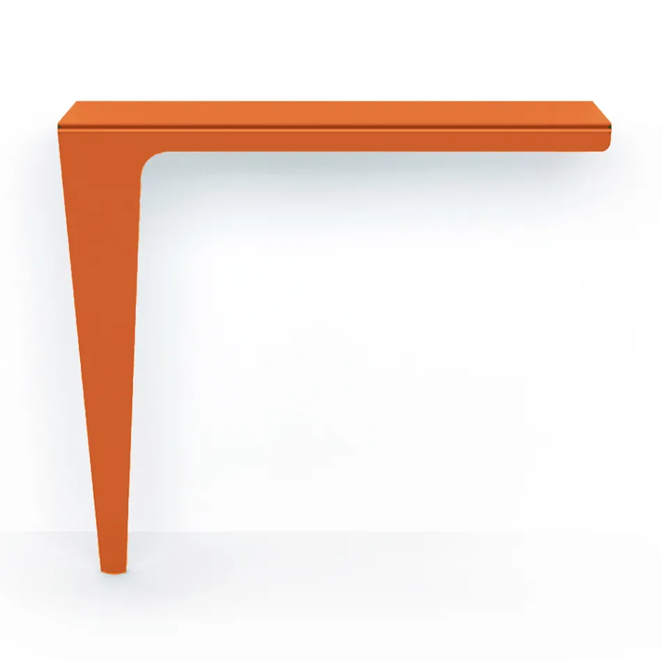 Modern Minimal Design Console in Colored Metal Made in Italy - Benjamin Viadurini